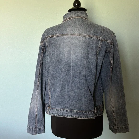 Chicos Jean jacket, long sleeve - Picture 3 of 6
